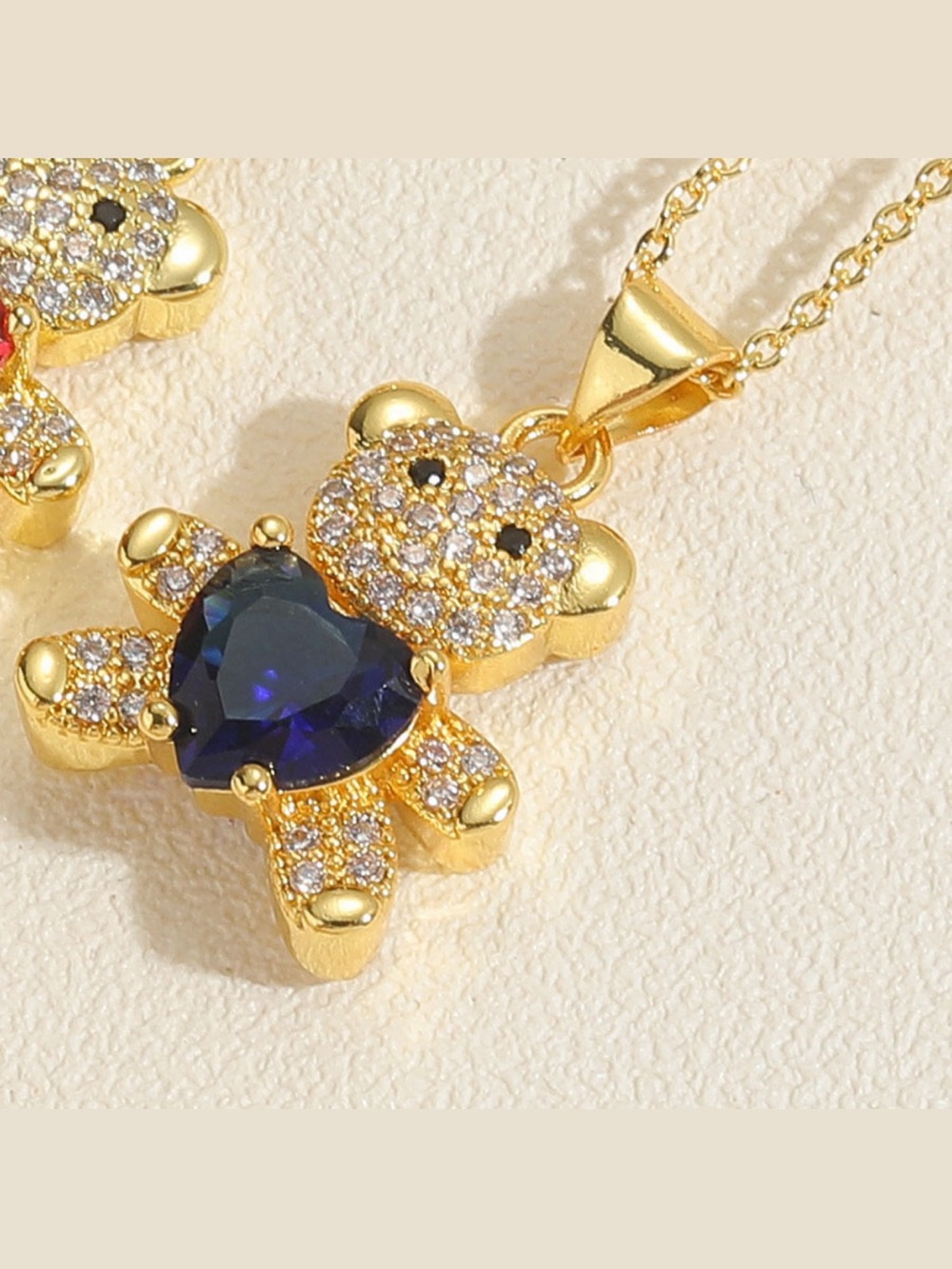 Little Bear Pendant Necklace for Women